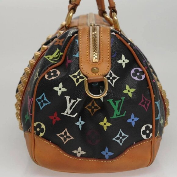 LOUIS VUITTON Monogram Multicolor Courtney MM Bag 2way Black M45642 Auth 107874V - Picture 6 of 16